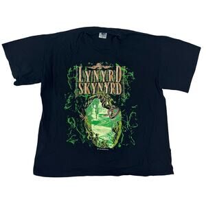 Vintage 1993 Lynyrd Skynyrd World Tour T-Shirt | GEM Tag XL | Snake Graphic
